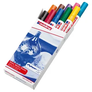 Glanz Lackmarker farbsortiert 2,0 - 4,0 mm, 10 St.