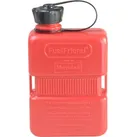 Hünersdorff FuelFriend PLUS 1,0l HD-PE rot, EAN mit schwarzer Verschraubung