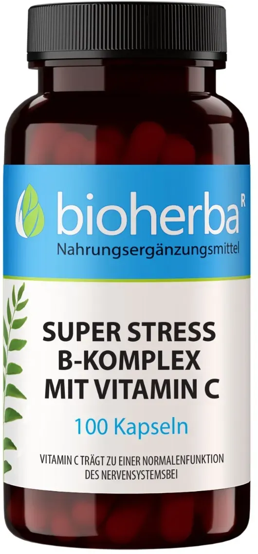 Super Stress B-Komplex Mit Vitamin C 100 Kapseln