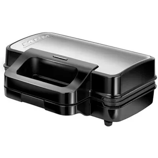 MPM MOP-43M 3 in 1- Doppel-Sandwichmaker, austauschbare Platten, Sandwichtoaster, belgisches Waffeleisen, Grillplatte, Temperaturkontrolle, 1000W