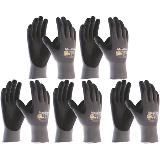 Atg Schutzhandschuh Maxiflex®Ultimate 34-874 Größe 8, schwarz EN388, Kategorie II Inhalt: 5 Paar