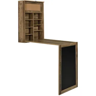 [en.casa] Kläppen 50 x 156 x 91,5 cm Braun