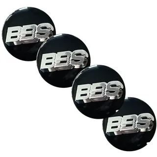ZHSQXH 4 Stück Radnabenkappen Aufkleber für BBS 70MM Nabendeckel Felgendeckel Felgenkappen Wheel Caps Ersatz Autozubehör Verwendet B