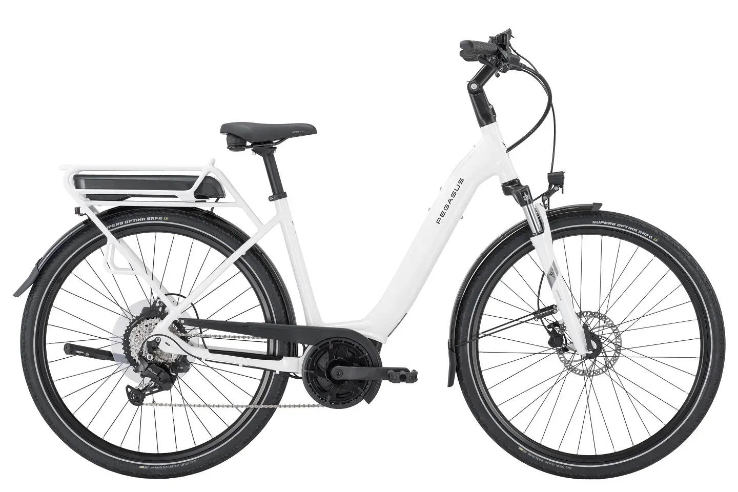 Pegasus Solero E8 Plus 500 Wh Damen weiß 2025 - 28" - 50 cm