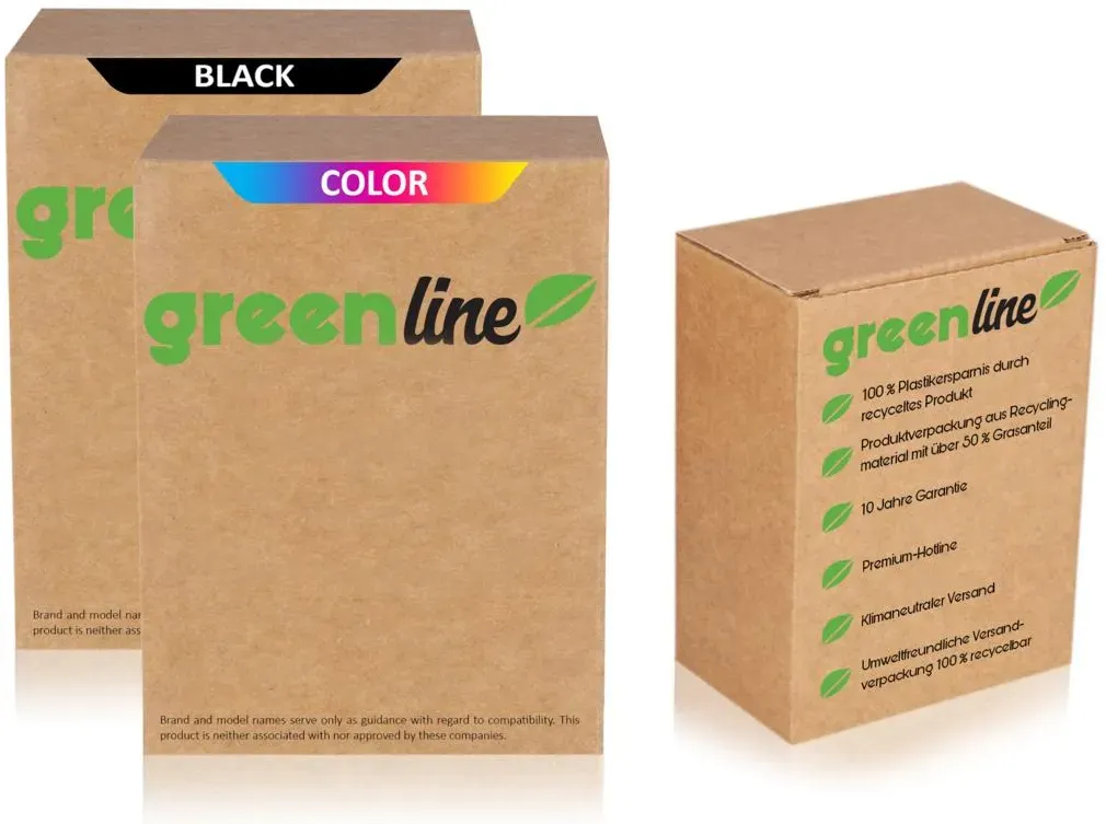greenline ersetzt HP N9J72AE / 301XL enthält 2x Druckkopfpatrone