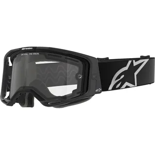 Alpinestars Vision 8 Corp Dual Pane Crossbrille - Schwarz/Weiß Klar