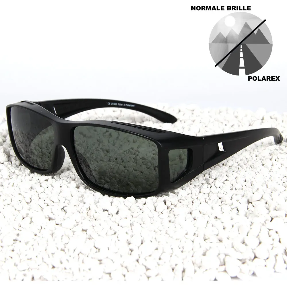 Polarex Überbrille 002 Sonnenbrille Polarisiert getönt - schwarz