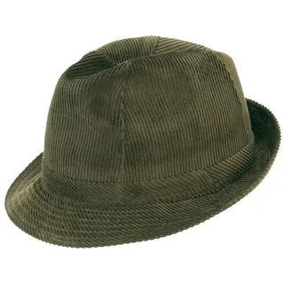 Fiebig Mütze & Schal Cordhut oliv grün 56