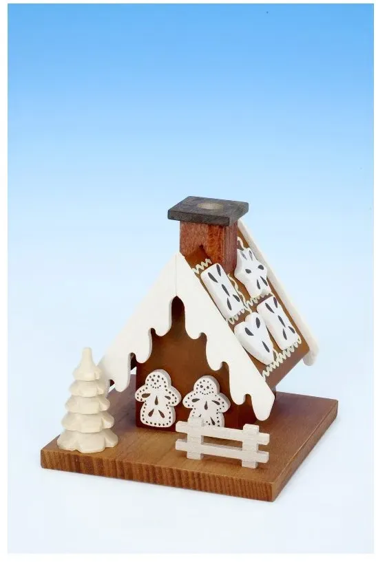 Christian Ulbricht Erzgebirge Räucherhaus Hexenhaus 7,8 cm