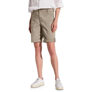 STREET ONE Damen A378686 Bermudas/Shorts, Buff Grey, 34