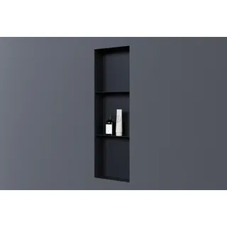 Bernstein Wandnische Bernstein NT309010X Edelstahl randlos mit Ablagefach Schwarz