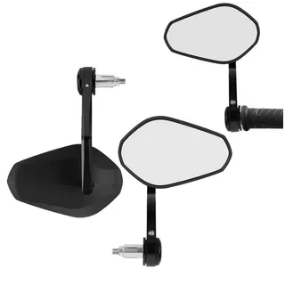 Zaddox Motorradspiegel Motorrad Lenkerendenspiegel mit ECE / Rückspiegel Paar Lenker # SP2