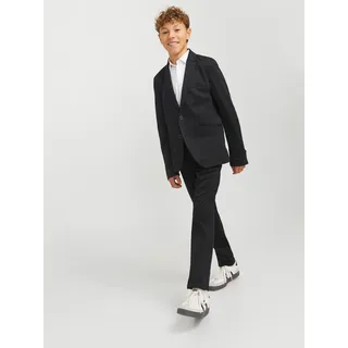 Jack & Jones Junior Einreihiger Blazer und Hose in Black | Gr.: 170