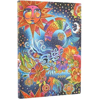 paperblanks ltd. 12-Monatskalender. 2026 Himmlische Magie Midi Horizontal