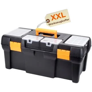 GarPet Werkzeugkoffer leer Werkzeugkasten Werkzeug Angel Box Kiste groß XXL Kunststoff