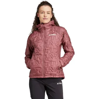 adidas Isolationsjacke Terrex Xperior PrimaLoft Loose Fill Hooded burgunderrot Damen