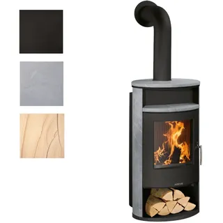 Justus | Kaminofen | Island Aqua 2.0 | 10 kW | Farbwahl Schwarz