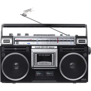 Silva Schneider PCR 1980 BT Tragbarer Retro-Kassettenrecorder mit Bluetooth und Recording Funktion