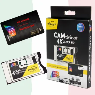 Tivusat SmarCam UHD CI+ CI-Modul inkl. TiVu Aktive Smartcard Karte