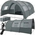 tectake® Tunnelzelt, für 6 Personen, 4 Fenster mit Moskitonetzen, 350 x 480 x 195 cm