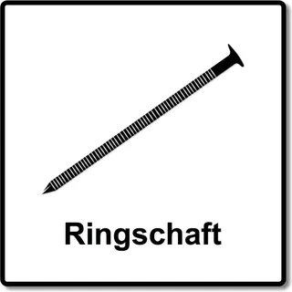 Prebena CNW31/90BKRI Coilnägel blank Ringschaft