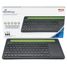 MediaRange kompakte Multi-pairing Funk-Tastatur mit 78 Tasten und Touchpad