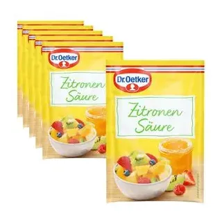 Dr. Oetker Zitronensäure Dr.Oetker Pulver, in Lebensmittelqualität, 25g
