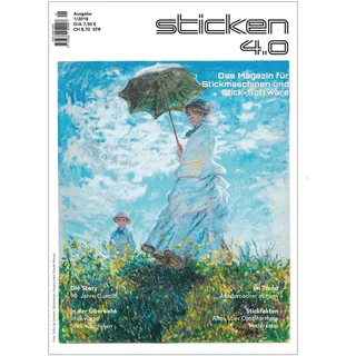 sticken 4.0 - Das Magazin für Stickmaschinen und Sticksoftware 1/18