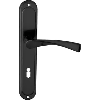 Domino Türgriff 72 Drückergarnitur BB-Buntbart Set Türdrückergarnitur romana black