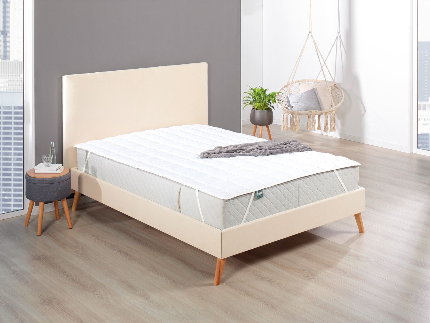 f.a.n. Matratzenauflage / Spannauflage Wash Cotton (120x200 cm)