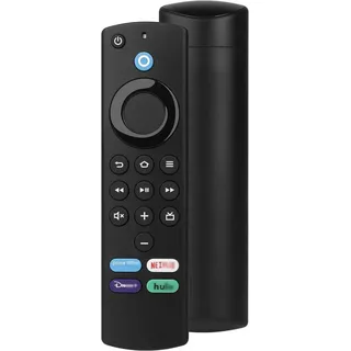 Daskoo Sprachfernbedienung L5B83G für Amazon Fire TV Stick Lite 4K 2. und 3. Smarte Fernbedienung schwarz