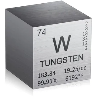 Pevfeciy 3.81cm Wolfram Metallwürfel