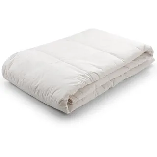 Woodek Design Woodek Luxury Bedding – Natürliche Baumwoll-Bettdecke (220 x 240 cm, - Weiß,