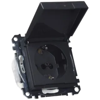 Merten Schuko-Steckdose IP44 Anthrazit 1 St.