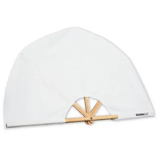 Saunagut SAUNAGUT® Aufgussfächer Esche Standard,Farbe: weiß