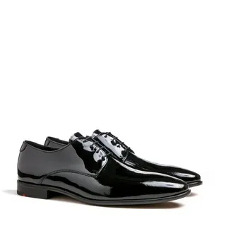 LLOYD Schnürschuh Jerez in schwarz Lackleder, schwarz, NOS