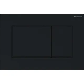 Geberit Sigma30 Betätigungsplatte für 2-Mengen-Spülung schwarz/schwarz matt 115.883.DW.1