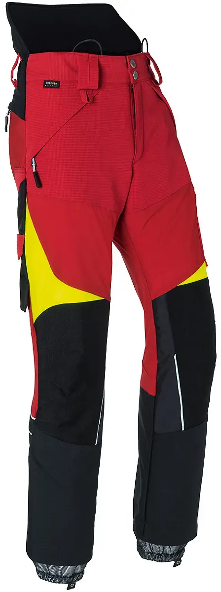 KÜBLER FOREST Schnittschutzhose Pro PSA 3 - Langgröße rot/warngelb 3XL-89 - 2751 8338-5634-3XL-89 - rot/warngelb