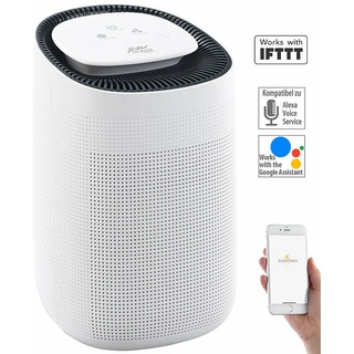 Sichler Haushaltsgeräte 2in1-Luftreiniger & Entfeuchter, für Amazon Alexa & Google Assistant