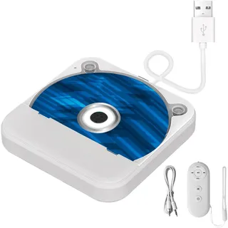 CD Player für Auto mit USB/AUX-Anschluss, Tragbarer Auto CD Player Extern Universal CD-Spieler mit Fernbedienung für PKW LKW, Laptop, CD Laufwerk kompatibel mit Android Autoradio