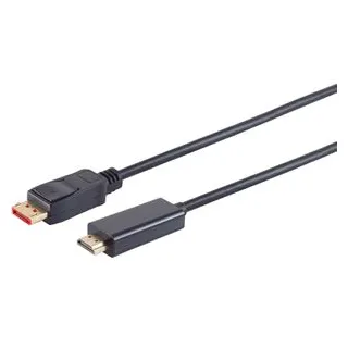 S-Conn Displayport 1.4 Kabel, DP-HDMI, 4K60Hz, 10m