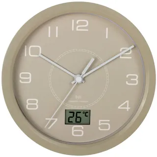 Funkwanduhr Funk Badezimmeruhr Temperaturanzeige Geräuschlos