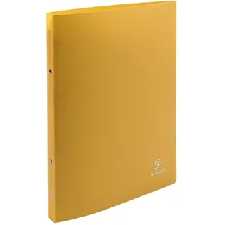 Exacompta 541999E Premium Ringbuch Opak aus blickdichten Kunststoff DIN A4 mit 2-Ring Mechanik perfekt für die Schule und das Büro Ordner Ring-Mappe Aktenmappe 1 Stück