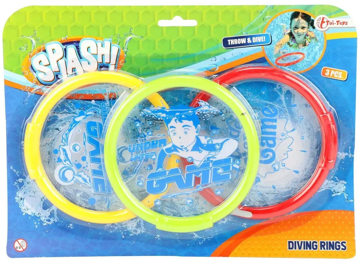 Toi-Toys - SPLASH Tauchringe 3 Stück