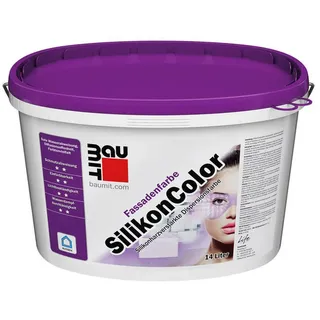 Baumit SilikonColor Fassadenfarbe silikonverstärkt weiß 14 Liter