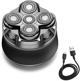 Maxilisse Head Shaver Herrenrasierer, wiederaufladbar, schwimmende und unabhängige Köpfe, Edelstahlklingen