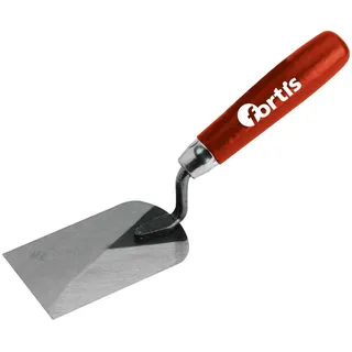Fortis Stukkateurspachtel 80mm Stahl, gerade Hals