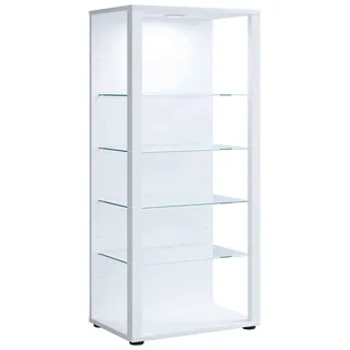VCM Standvitrine Glasol 52 x 35 x 115 cm Weiß