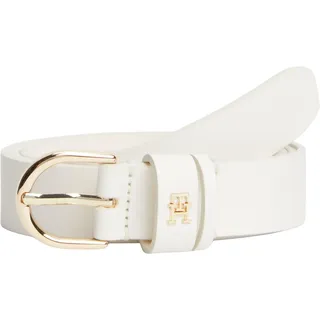 Tommy Hilfiger Damengürtel Leder 2,5 cm Weiß 90