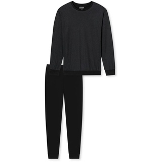 SCHIESSER Herren Schlafanzug Uncover by Pyjama in Schwarz | Gr.: 56